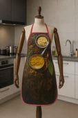 Dijital Baskılı Su Sıvı Geçirmez Leke Tutmaz Mutfak Önlüğü thumbnail 2