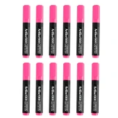 Artline Fosforlu Kalem Kesik Uç Neon Renkler Pembe 12 Adet thumbnail 1