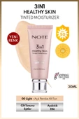 Note Cosmetics 3 in 1 Healthy Skin Light Tinted Moisturizer SPF 50 Renk Ton Eşitleyici Aydınlatıcı Krem 00 Açık Ton thumbnail 1