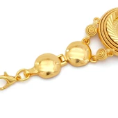 Altın Kaplama İmitasyon Desenli Üç Çeyrek Altınlı Bileklik BLK-1193 thumbnail 3