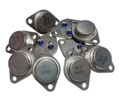10 Adet RFT 2N3055 Transistör NPN TO-3 60V 15A thumbnail 1