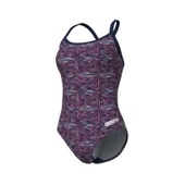 Arena Womens Abstract Tiles Swimsuit Lightdrop Kadın Yüzücü Mayosu 007141417 thumbnail 2