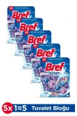 Bref Power Aktiv Katı Tuvalet Bloğu 5 Adet Lavanta Tekli (5'Lİ SET) thumbnail 1