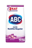 ABC Matik Toz Çamaşır Deterjanı 10kg Sık Yıkananlar Beyazlar & Renkliler (66 YIKAMA) thumbnail 2