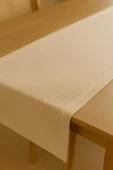 PAMUK'S DESİGN Lüks Linen Keten Şık Masa Örtüsü Runner 35x150 cm thumbnail 2