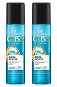 Gliss Aqua Revive Hyaluron Ve Deniz Yosunu Içeren Nemlendirici Sıvı Saç Kremi 200 ml X 2 Adet thumbnail 3