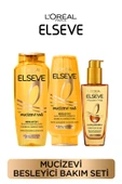 ELSEVE Mucizevi Yağ Bakım Şampuan 400ml & Saç Kremi 250ml & Yıpranmış Saçlar Için Saç Bakım Yağı thumbnail 1