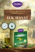 Duru İlk Hasat Doğal Zeytinyağı İçerikli Saç ve Vücut Sabunu 16 Adet Sabun 4x150 GR thumbnail 4