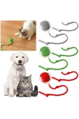 Animal Evcil Hayvan İpli USB Şarjlı Hareketli Top thumbnail 1