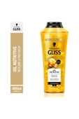 Gliss Oil Nutritive Besleyici Şampuan Yıpranmış Saçalar 400 ml thumbnail 1