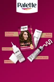 Palette Deluxe 4-65 Büyüleyici Kahve Zengin Yağ Bakımı Kit Saç Boyası Bakım Maskesi thumbnail 3