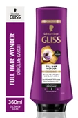 Gliss Full Hair Wonder Dökülme Karşıtı Şampuan 400ml X2 Saç Kremi 360ml X2 Sıvı Saç Kremi 200 ml thumbnail 3