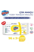 Bingo Pratik Yüzey Temizlik Havlusu Limon Kokulu 96x3 (288 Yaprak) thumbnail 2