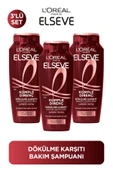 ELSEVE 3'lü L'Oréal Paris Elseve Komple Direnç Dökülme Karşıtı Bakım Şampuanı 400 ml thumbnail 1