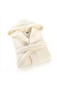 Micco Kapüşonlu Bornoz Ekru 8/10 yaş thumbnail 1