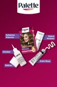 Palette Deluxe 7-1 Küllü Kumral Zengin Yağ Bakımı Kit Saç Boyası Bakım Maskesi thumbnail 3