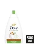 Dove Care By Nature Nemlendirici Duş Jeli Hindistan Cevizi Yağı ve Badem Özü Yenileyici 500 ml thumbnail 1