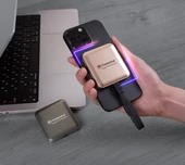 Transcend ESD420 Portable 1TB MagSafe Siyah SSD (TS1TESD420C) thumbnail 5