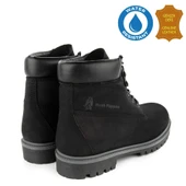 Hush Puppies Helppo 725812 Gerçek Deri, Anatomik, WaterResist Erkek Bot Siyah thumbnail 5