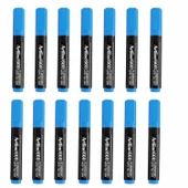 Artlirne Fosforlu Kalem Kesik Uç Neon Renkler Mavi 12 Adet thumbnail 1