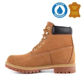 Hush Puppies Helppo 725812 Gerçek Deri, Anatomik, WaterResist Erkek Bot Tarçın thumbnail 3