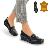 Muya Aster 6 Nokta Anatomik Kadın Ayakkabı Siyah thumbnail 2