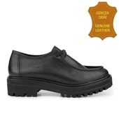 Muya Kam %100 Deri Anatomik Kadın Ayakkabı Siyah thumbnail 2