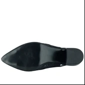 Erkan Saçmacı Estelle Siyah Saten Taşlı Fileli Sivri Burun Kalın Topuklu Arkası Açık Abiye Ayakkabı thumbnail 6