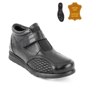 Muya Cnidus 6 Nokta Anatomik-Kemik Çık.-Topuk Dik. (JELLİ) Kadın Bot Siyah thumbnail 1