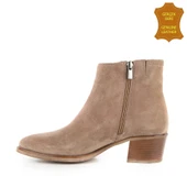 Hush Puppies Befasi 725011 Gerçek Deri, Anatomik, Kadın Bot Koyu Bej thumbnail 3