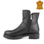 Hush Puppies Eretria 725029 Gerçek Deri, Anatomik, Kadın Bot Siyah thumbnail 3