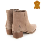 Hush Puppies Befasi 725011 Gerçek Deri, Anatomik, Kadın Bot Koyu Bej thumbnail 5