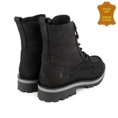 Hush Puppies Kedua 725030 Gerçek Deri, Anatomik, Kadın Bot Siyah thumbnail 5