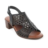 Hush Puppies Fito 624216 Hakiki Deri Kadın Sandalet Siyah thumbnail 1