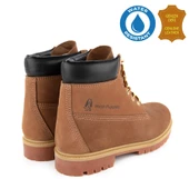 Hush Puppies Helppo 725812 Gerçek Deri, Anatomik, WaterResist Erkek Bot Tarçın thumbnail 5