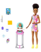 Barbie Skipper Bebek Bakıcısı Oyun Seti HTK34 thumbnail 2