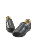 Dr.Comfort 5013 Ortopedik&Therapeutic Rocker Bottom Kadın Deri Ayk. Siyah Deri-Siyah Crocco thumbnail 5