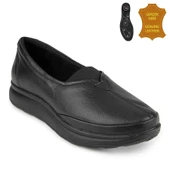 Muya Pothvat 6 Nokta Anatomik %100 Deri Kadın Ayakkabı Siyah thumbnail 1