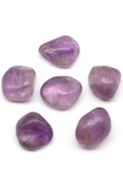 Ametist Doğal Taş Tamburlanmış Parça - Tımbıl - TMB-0175 thumbnail 2