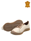 Venüs 2413504Y Hakiki Deri Kadın Anatomik Ayakkabı BEJ Ç thumbnail 5