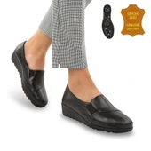 Muya Mary 6 Nokta Anatomik Kadın Ayakkabı Siyah thumbnail 2