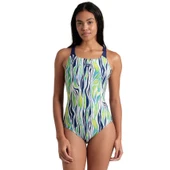 Arena Womens Zebra Stripes Swim Pro Back Swimsuit Kadın Yüzücü Mayosu 007217157 thumbnail 1