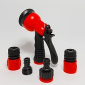 Ayarlanabilir Bahçe Sulama 8 Fonksiyonlu Tabancası Dayanıklı Yüksek Basınçlı Dayanıklı 5'li Set thumbnail 6