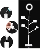 Zore Professional Live Stream Işıklı Telefon Tutucu Ring Light thumbnail 6