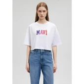 MAVI BASKILI TİŞÖRT thumbnail 4