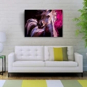 Beyaz At Yağlıboya Kanvas Tablo 50 x 70 thumbnail 2