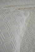 Velisa Çift Kişilik Şönil Desenli 235x250 cm Pike Takımı Krem thumbnail 4