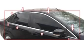 Ford Focus 2 Sedan Cam Çerçevesi 12 Parça 2005-2011 Komple Set Paslanmaz thumbnail 1