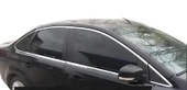 Ford Focus 2 Sedan Cam Çerçevesi 12 Parça 2005-2011 Komple Set Paslanmaz thumbnail 2