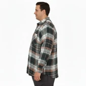 Büyük Beden Gömlek Tek Cep Oduncu 25394 Nefti thumbnail 2